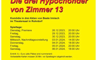 Die drei Hypochonder von Zimmer 13